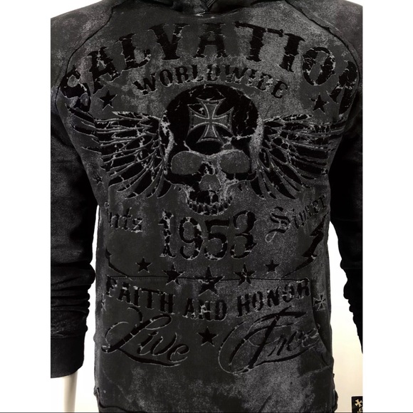 ARCHAIC AFFLICTION Hoodie BLACK TIDE - Picture 7 of 12